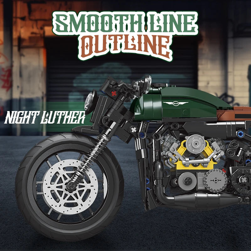 Motorcycle Building Set 600+ PCS