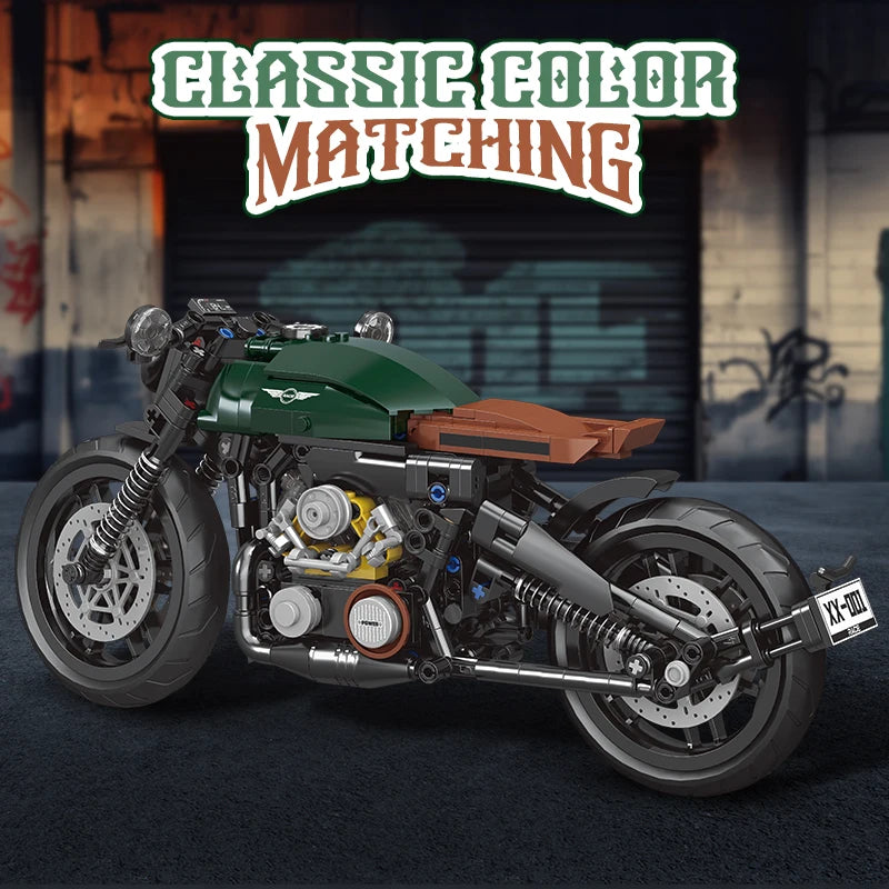 Motorcycle Building Set 600+ PCS